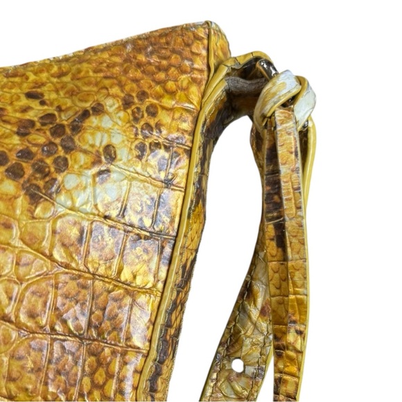 Brahmin Katie Crossbody Canary Yellow Ombré Bag - Picture 14 of 15